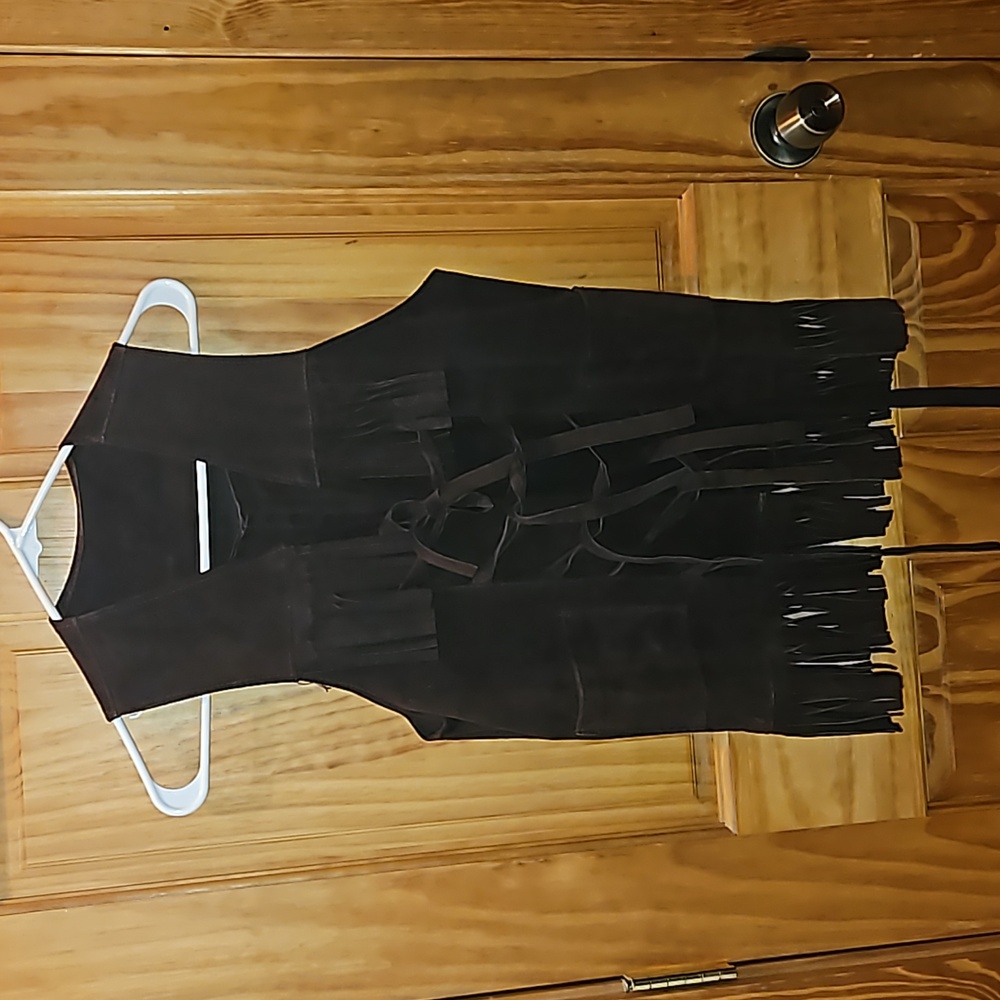 Vintage suede vest